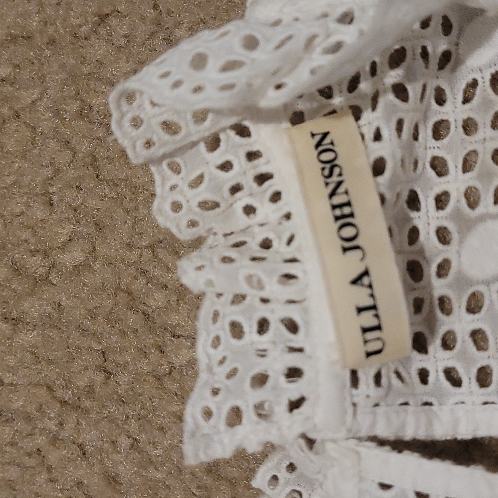 Ulla Johnson Mae Eyelet Blouse 2 - Picture 11 of 12